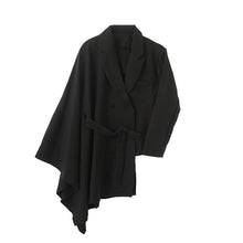 Load image into Gallery viewer, Irregular Cloak Cape Suit Coat
