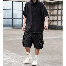 Load image into Gallery viewer, Hooded Drop Shoulder Shirt Top
