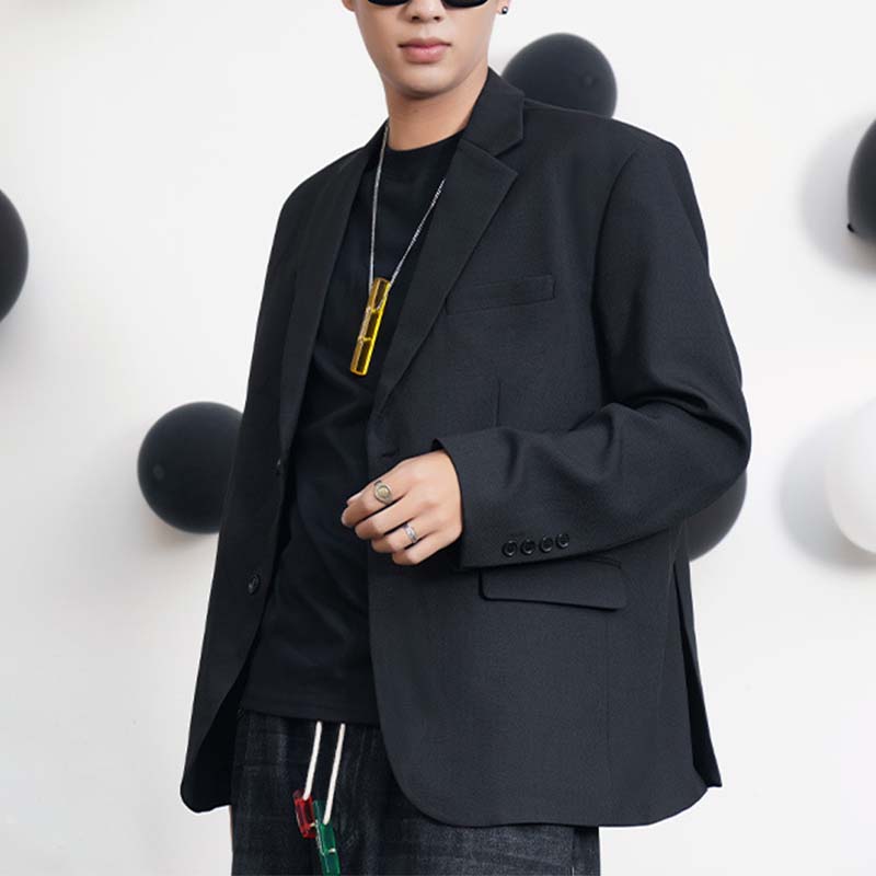 Simple Single Breasted Casual Blazer