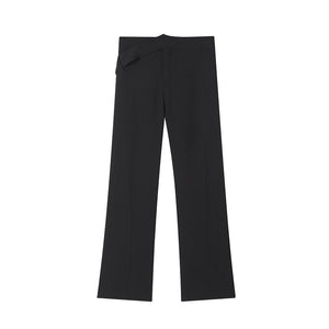 Asymmetric Waist Loops Detail Lounge Pants