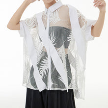 Load image into Gallery viewer, Vintage Lace Panel Shirt
