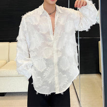Load image into Gallery viewer, Feather Tassel Thin Long Sleeve Shirt
