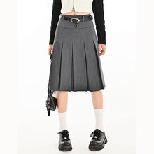 Load image into Gallery viewer, High Waist A Line Pleated Skirt
