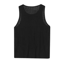 Load image into Gallery viewer, Thin Sheer Crew Neck Tank Top
