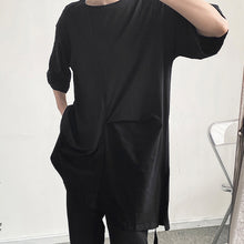 Load image into Gallery viewer, Asymmetric Loose Short Sleeve T-Shirt
