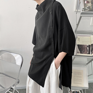 Asymmetric Design Loose Shirt