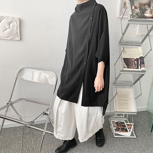 Asymmetric Design Loose Shirt