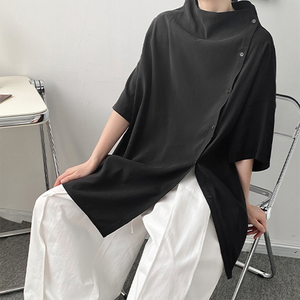 Asymmetric Design Loose Shirt