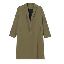 Load image into Gallery viewer, Retro Solid Trench Coat
