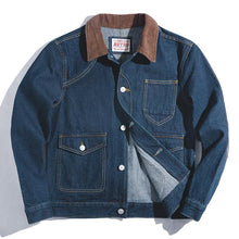 Load image into Gallery viewer, Winter Multi-pocket Denim Jacket
