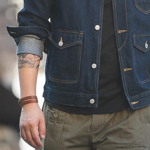 Winter Multi-pocket Denim Jacket