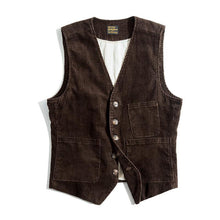 Load image into Gallery viewer, Vintage Autumn Corduroy Vest
