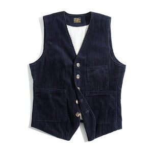 Vintage Autumn Corduroy Vest