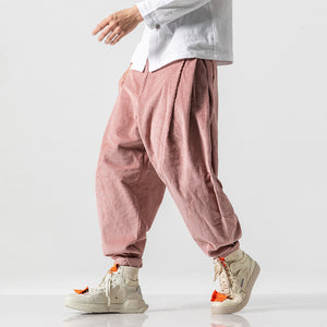 Loose Corduroy Casual Pants