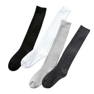 Men's Black Knee-length Calf Socks
