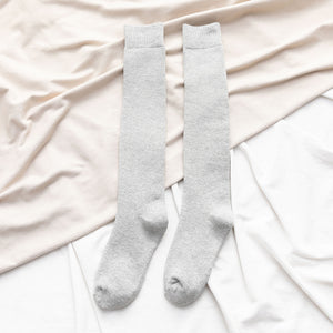Men's Black Knee-length Calf Socks