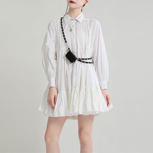 Big Swing A-line Shirt Doll Dress