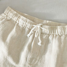Load image into Gallery viewer, Linen Simple Solid Color Straight Pants
