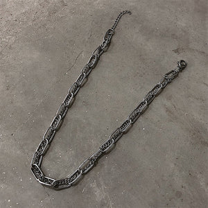 Stainless Steel Chain Wrap Necklace
