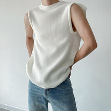 Load image into Gallery viewer, Simple Hollow Sleeveless Knit Vest
