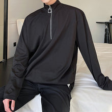 Load image into Gallery viewer, Half-zip Stand-up Collar Shirt
