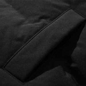 Stand Collar Zipper Thick Coat