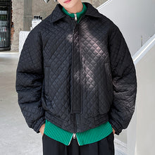 Load image into Gallery viewer, Winter Rhombus Plaid Cotton Jacket
