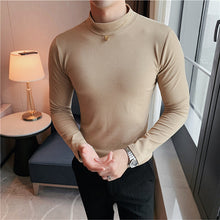 Load image into Gallery viewer, Half Turtleneck Long Sleeve T-Shirt
