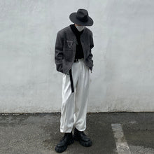Load image into Gallery viewer, Simple Woolen Zipper Short Coat
