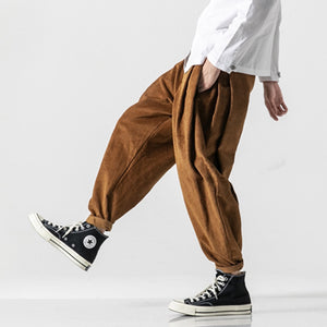 Loose Corduroy Casual Pants