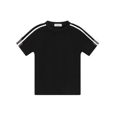 Load image into Gallery viewer, Stretch Slim Fit Cropped Short Sleeve T-Shirt
