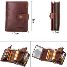 Load image into Gallery viewer, RFID Multifunctional Leather Wallet
