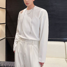 Load image into Gallery viewer, Hollow Hole Off Shoulder Long Sleeve T-Shirt
