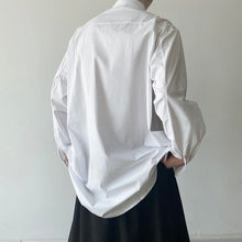 Load image into Gallery viewer, Pleated Trim Long Sleeve Shirt
