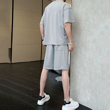 Load image into Gallery viewer, Short-sleeved T-shirt Five-point Pants Suit
