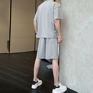 Short-sleeved T-shirt Five-point Pants Suit