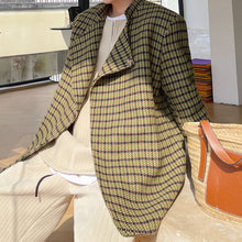 Load image into Gallery viewer, Woven Slanted Collar Stand-collar Blazer
