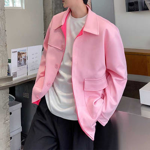 Solid Color Simple Casual Jacket