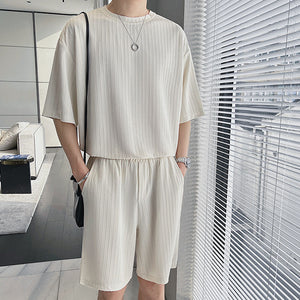 Breathable Short Sleeve T-Shirt Shorts Set