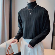 Load image into Gallery viewer, Turtleneck Waffle Pan Bottoming Shirt
