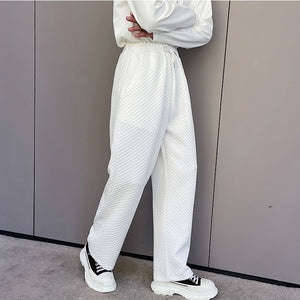 Waffle Jacquard Trousers