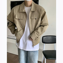 Load image into Gallery viewer, Autumn Solid Color Zip Short Jacket
