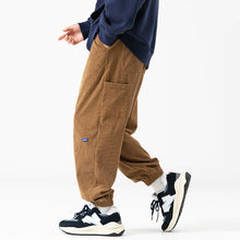 Load image into Gallery viewer, Elastic Waist Corduroy Casual Pants
