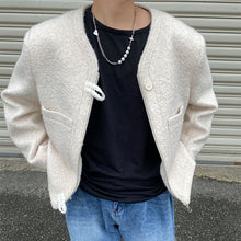 Load image into Gallery viewer, Simple Woolen Zipper Short Coat
