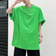 Load image into Gallery viewer, Casual Solid Crew Neck T-Shirt
