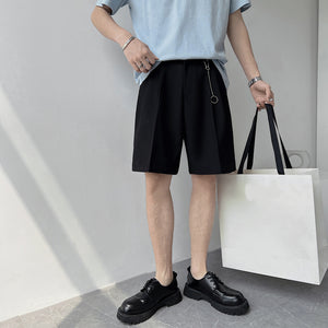 Snap Ring Trim Five Points Shorts