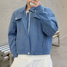 Load image into Gallery viewer, Textured Jacquard Cropped Jacket
