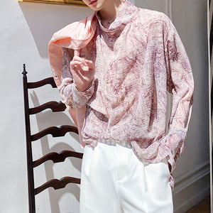 Printed Thin Pullover Shirt