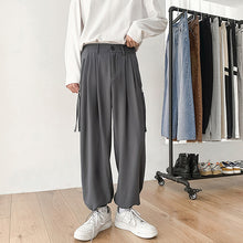 Load image into Gallery viewer, Solid Color Drawstring Cargo Pants
