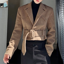 Load image into Gallery viewer, Short Waistband Suit Coat
